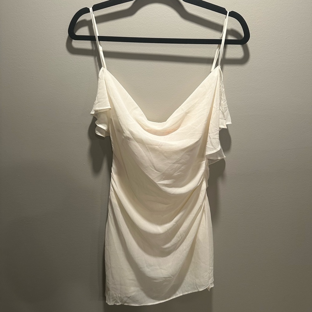 Oh Polly Cream Draped Camisole